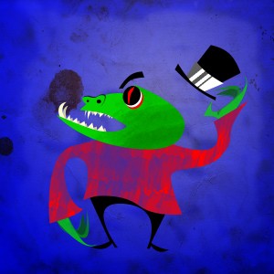 Evil Man with the Top Hat as Leopold Bloom
