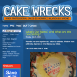 Cake Wrecks